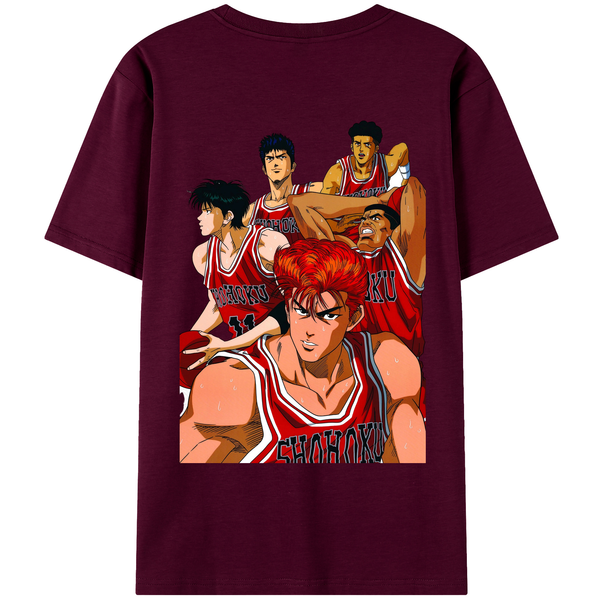 SLAM DUNK／スラムダンク レディース半袖Tシャツ(バックプリント)